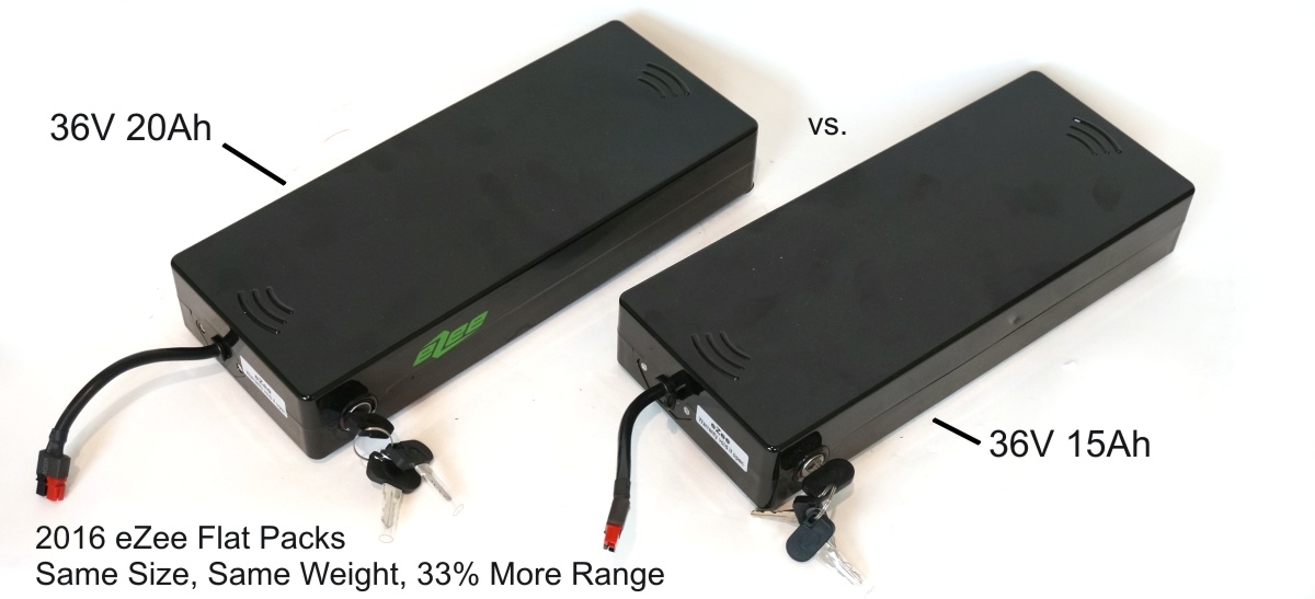 eZee Flat Battery, Upgraded Panasonic Cells vs Sony V3